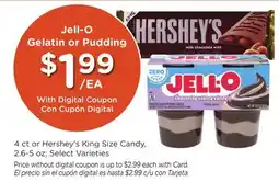 Ralphs Jell-O Gelatin or Pudding offer