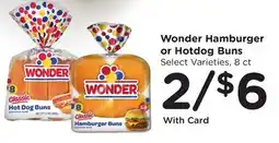 Ralphs Wonder Hamburger or Hotdog Buns offer