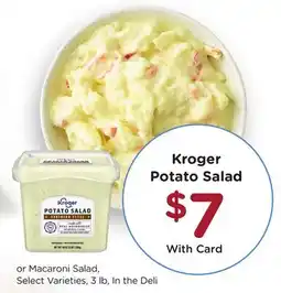 Ralphs Kroger Potato Salad offer