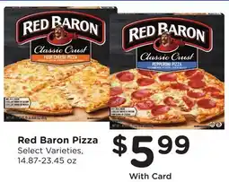Ralphs Red Baron Pizza offer
