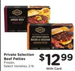 Ralphs Private Selection Beef Patties offer