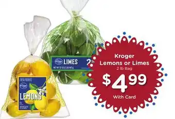 Ralphs Kroger Lemons or Limes offer