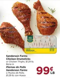 Food 4 Less Sanderson Farms Chicken Drumsticks offer
