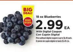 Food 4 Less 18 oz Blueberries offer