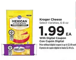 Food 4 Less Kroger Cheese offer