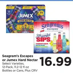 Food 4 Less Seagram's Escapes or Jumex Hard Nectar offer