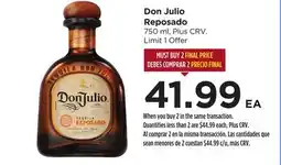 Food 4 Less Don Julio Reposado offer