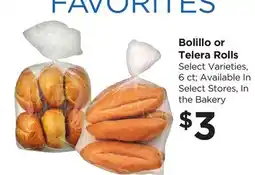 Food 4 Less Bolillo or Telera Rolls offer