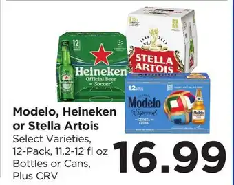 Food 4 Less Modelo, Heineken or Stella Artois offer