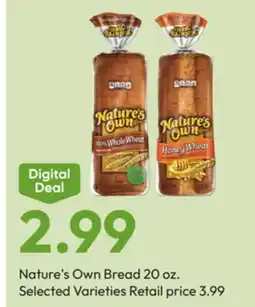 Stater Bros Nature's Own Bread offer