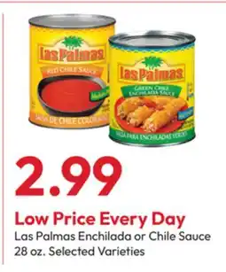 Stater Bros Las Palmas Enchilada or Chile Sauce offer