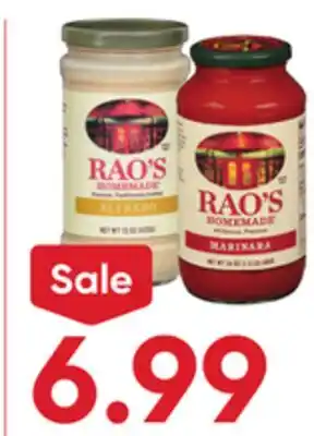 Stater Bros Rao's Homemade Pasta Sauce offer