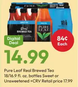 Stater Bros Pure Leaf Real Brewed Tea offer