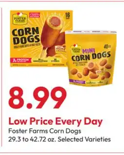 Stater Bros Foster Farms Corn Dogs offer