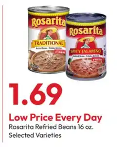 Stater Bros Rosarita Refried Beans offer