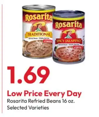 Stater Bros Rosarita Refried Beans offer