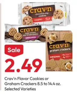 Stater Bros Crav'n Flavor Cookies or Graham Crackers offer