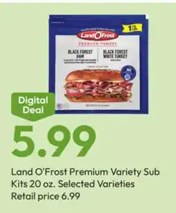 Stater Bros Land O'Frost Premium Variety Sub Kits offer