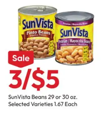 Stater Bros SunVista Beans offer