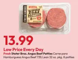 Stater Bros Fresh Stater Bros. Angus Beef Patties offer