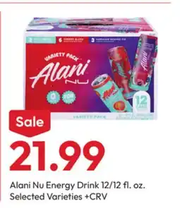 Stater Bros Alani Nu Energy Drink offer