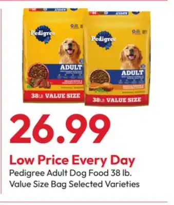 Stater Bros Pedigree Adult Dog Food offer