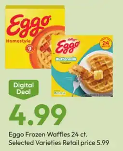 Stater Bros Eggo Frozen Waffles 24 ct offer