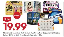 Stater Bros Mike's Hard, Lagunitas, Truly Seltzer, Blue Moon, New Belguim or nütrl Vodka offer
