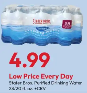 Stater Bros Stater Bros. Purified Drinking Water offer