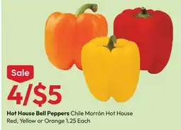 Stater Bros Hot House Bell Peppers offer