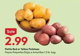Stater Bros Petite Red or Yellow Potatoes offer