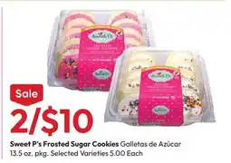 Stater Bros Sweet P's Frosted Sugar Cookies offer