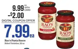 Mariano's Rao's Pasta Sauce offer