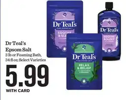 Mariano's Dr Teal's Epsom Salt offer