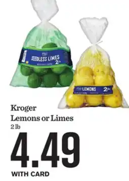 Mariano's Kroger Lemons or Limes offer