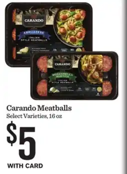 Mariano's Carando Meatballs offer