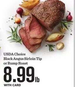Mariano's USDA Choice Black Angus Sirloin Tip or Rump Roast offer