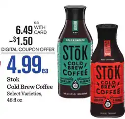 Mariano's Stok Cold Brew Coffee offer