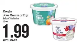 Mariano's Kroger Sour Cream or Dip offer