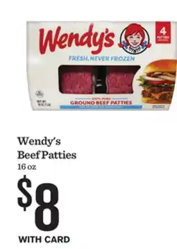 Mariano's Wendy's Beef Patties offer