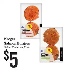 Mariano's Kroger Salmon Burgers offer