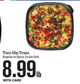 Mariano's Taco Dip Trays offer