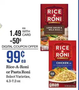 Mariano's Rice-A-Roni or Pasta Roni offer