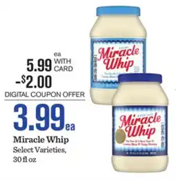 Mariano's Miracle Whip offer