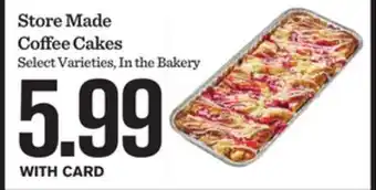 Mariano's Store Made Coffee Cakes offer