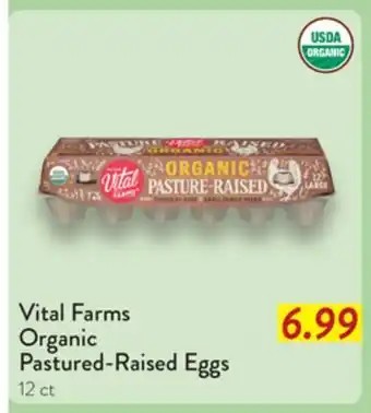 Fresh Thyme Vital Farms Organic Pastured-Raised Eggs offer