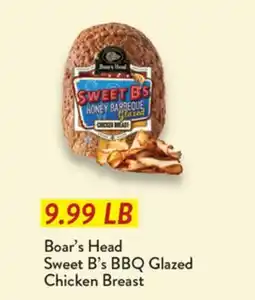 Fresh Thyme Boar's Head Sweet B's BBQ Glazed Chicken Breast offer