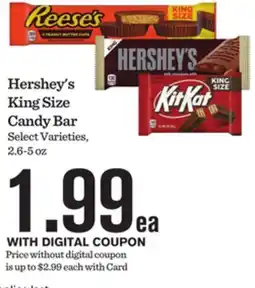 Mariano's Hershey's King Size Candy Bar offer