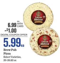 Mariano's Brew Pub Pizza offer
