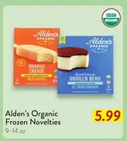Fresh Thyme Alden's Organic Frozen Novelties offer